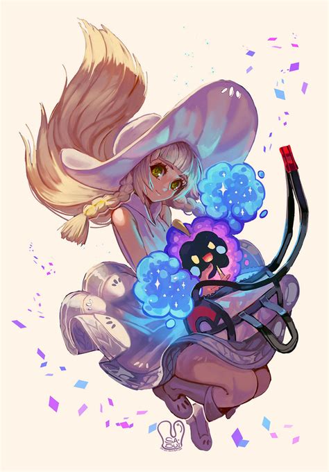 Pokemon : Lillie and Nebby by Sa-Dui on DeviantArt