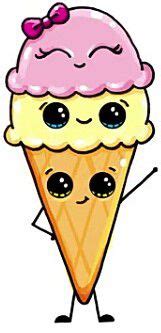 Ice Cream Kawaii Food Drawings - Foto Kolekcija