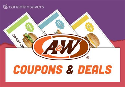 A&W Coupons Canada And Best Deals For July 2024