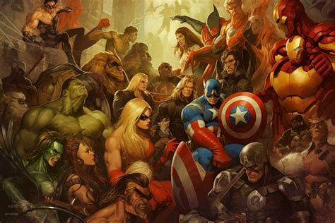 a comic book cover for the marvel universe 30628362 Stock Photo at Vecteezy