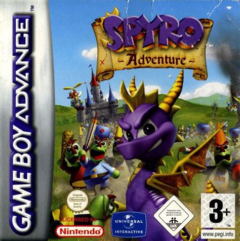 Spyro: Attack of the Rhynocs (2003) Game Boy Advance box cover art ...