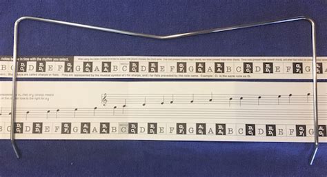 17" Steel Music Rest with Keystrips and Chord Fingering Charts - Casio ...