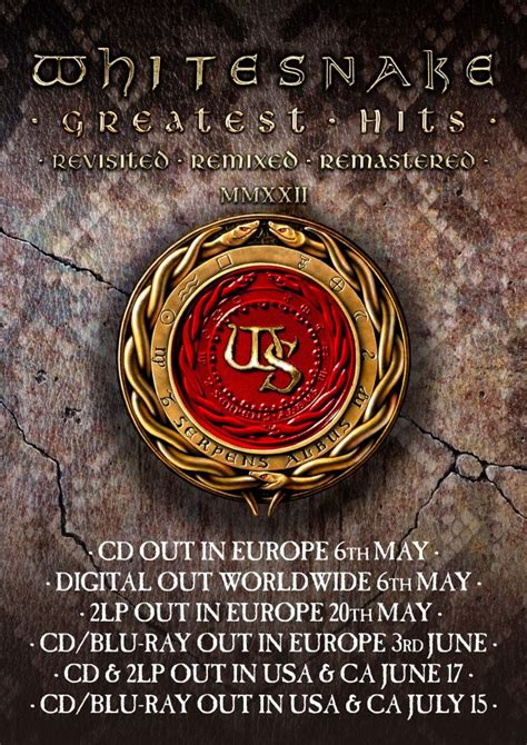 Greatest Hits - Revised, Remixed & Remastered 2022 - Whitesnake ...