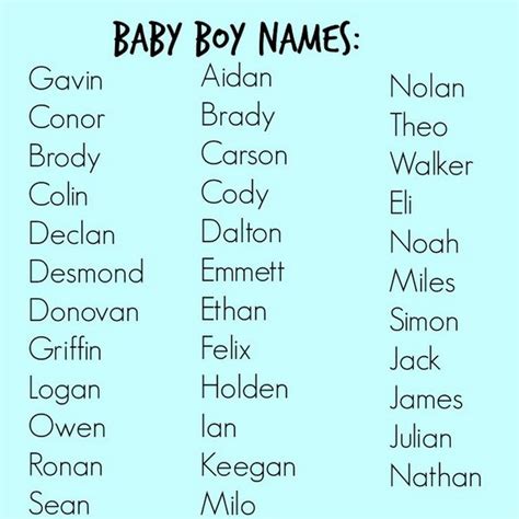 Sweet and cool names for boys with meanings 39 | Cool baby boy names ...