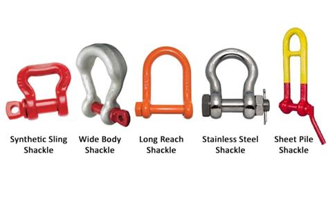 Different Types of Shackles: Anchor vs. Chain and Screw Pin vs. Bolt Type