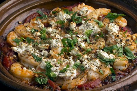 Baked Greek Shrimp With Tomatoes and Feta Recipe | Recipe | Greek ...