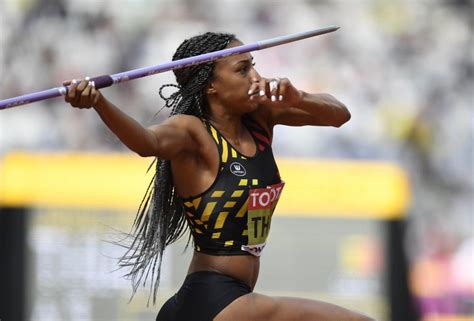 Mondiaux d’athlétisme: Nafissatou Thiam en tête de l’heptathlon avant la dernière épreuve - Le Soir