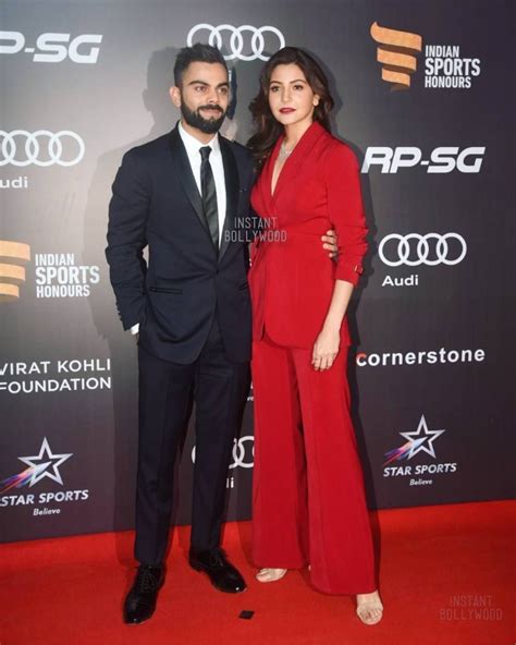 Anushka Sharma with Virat at Indian Sports Honors Awards 2017 ️ ️ ️ ...