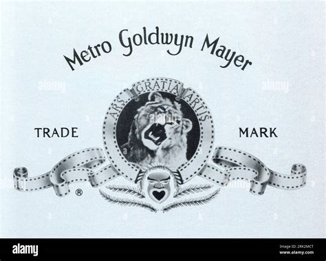 METRO GOLDWYN MAYER / MGM Logo from ad in Brochure for The Royal Film Performance 1981 at the ...