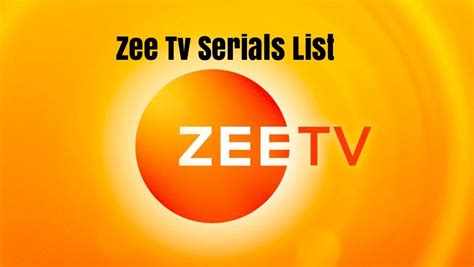 Zee Tv {जी टीवी} Schedule, Serials List 2024-Serials Timing Today ...