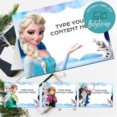 Frozen Disney Elsa Party Food Labels Printable DIY | Sportspartydesign