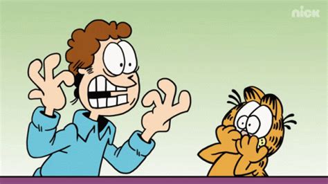 Crazy Jon Arbuckle GIF - Crazy Jon Arbuckle Garfield - Discover & Share GIFs