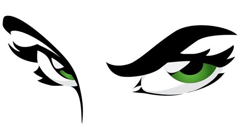 eyes, Green, Eyes, Graphics, White, Background, Vector Wallpapers HD ...