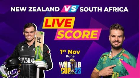 New Zealand vs South Africa live score, ICC World Cup 2023: Proteas ...