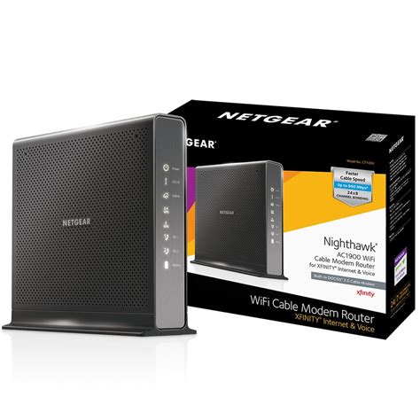 NETGEAR Nighthawk C7100V AC1900 DualBand Cable Modem Wireless Router ...