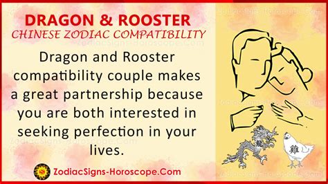 Dragon and Rooster Chinese Zodiac Compatibility: Love and Relationship