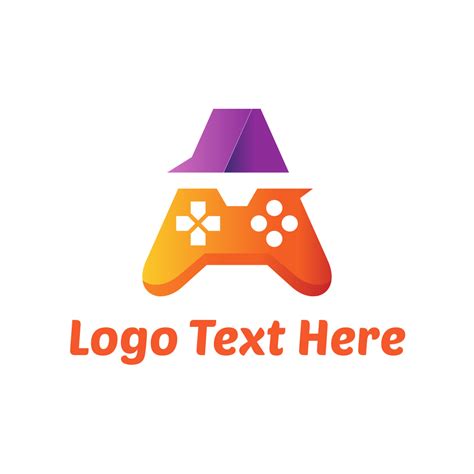 Orange Game Controller A Logo | BrandCrowd Logo Maker