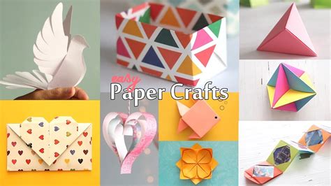 10 Best Paper Crafts | DIY Paper Craft | Ventuno Art - YouTube