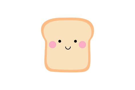 The Cute Bread Kawaii Illustration Graphic by vianaraart1 · Creative Fabrica