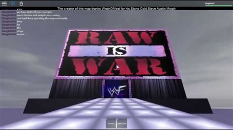 WWF Raw Is War! Roblox Arena made by: KingKrisIII - YouTube