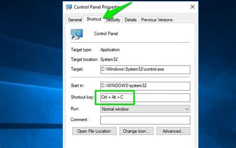 Windows keyboard shortcuts for control panel - prepsalo