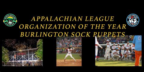 Burlington Sock Puppets named Appalachian League Organization of the Year | Burlington Sock Puppets