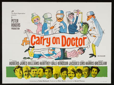 CARRY ON DOCTOR Original UK Quad poster | Picture Palace Movie Posters