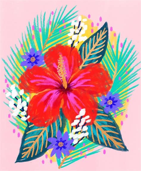 This is the Flor de Maga — the national flower of Puerto Rico! 🌺 I was ...