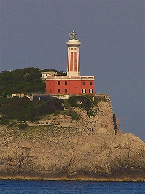 Italy - CAPRI - Punta Carena Lighthouse - World of Lighthouses