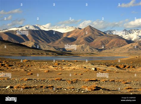 landscape in the Pamir Mountains, Tajikistan, Pamir Mountains, Pamir ...