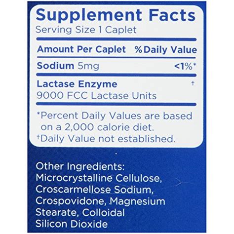 Lactaid Fast Act Lactose Intolerance, Lactase Enzyme Pills 32 single ...