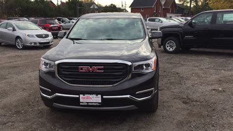 2017 GMC Acadia SLE Black Oshawa ON Stock #170292 - YouTube