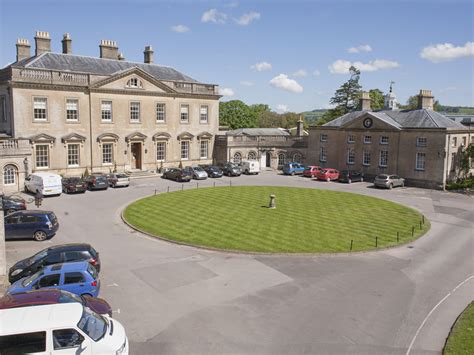 Newton Park Campus Main House Forecourt - Nicholas Pearson Associates