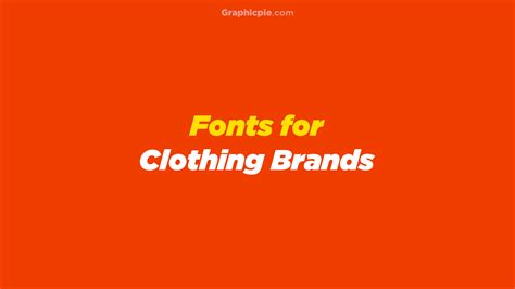 Top 15 Fonts For Clothing Brand Logos 2023 Graphic Pi - vrogue.co