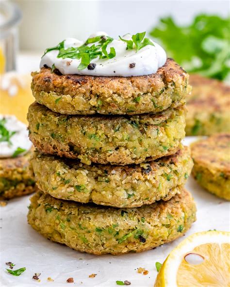 Chickpea Fritters | Clean Food Crush