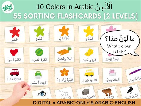 Arabic Colours Flashcards for Kids Colors in Arabic Printable Resource ...