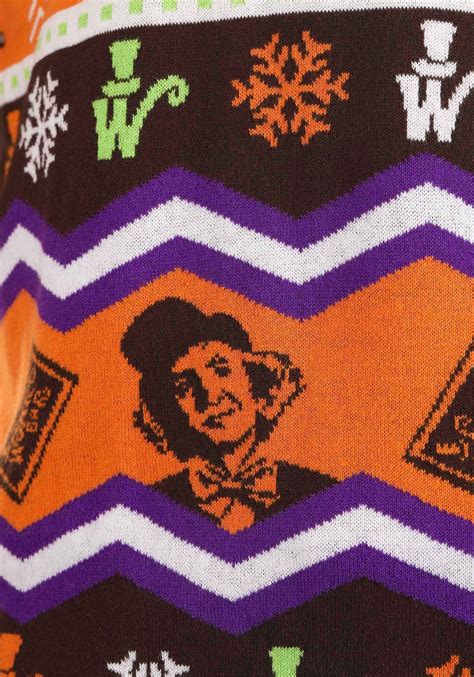 Adult Willy Wonka Ugly Sweater