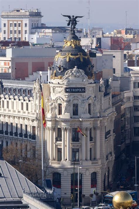 View from the Terrace of Cybele Palace Palacio De Cibeles, Madrid ...