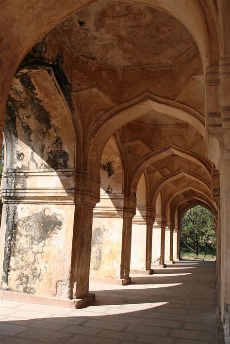 Qutb Shahi | Exterior hallway of one of the Qutb Shahi tombs… | Flickr