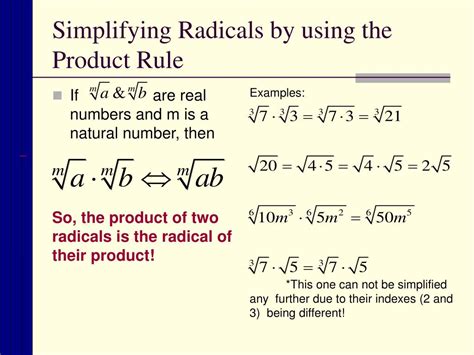 PPT - Simplifying Radical Expressions PowerPoint Presentation, free ...