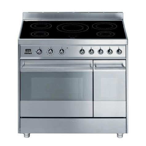 Smeg Freestanding Electric Range Cooker with Induction Hob, SY92IPX8 | Departments | DIY at B&Q