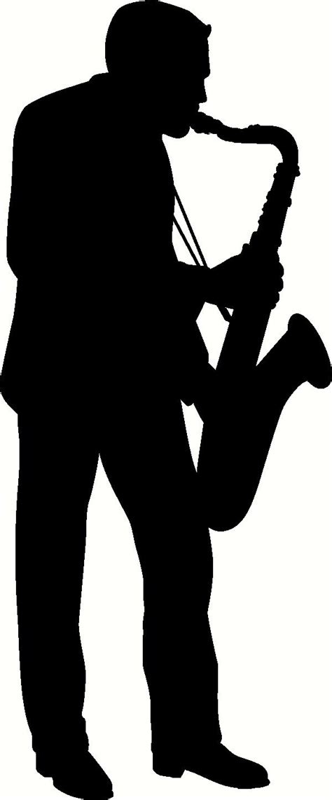 Saxophone Player Silhouette wall sticker, vinyl decal | The Wall Works