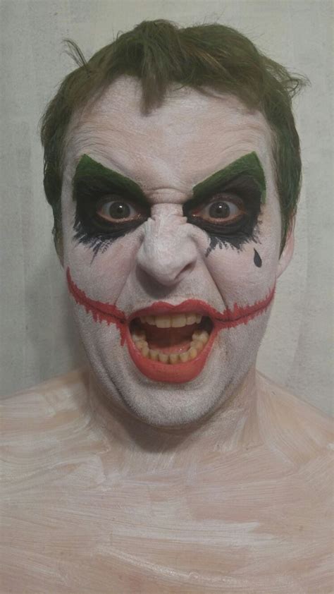 Joker Face Paint | Joker face paint, Makeup tutorial for beginners, Joker face