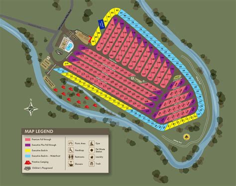 Property Map for Pigeon Forge Landing RV Resort | Sevierville TN