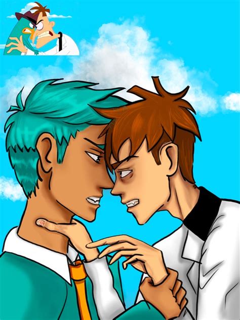 Human Perry and Heinz doofenshmirz | Перри утконос, Утконос, Гравити фолз