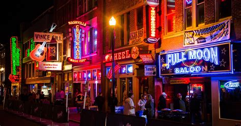 Broadway Nashville Map Attractions
