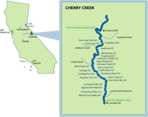 Cherry Creek Mile-by-Mile Map