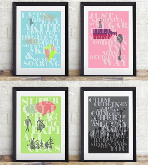 Chim Chimney Chim Chim Cher-ee Mary Poppins Movie Quote A4-A2 - Etsy