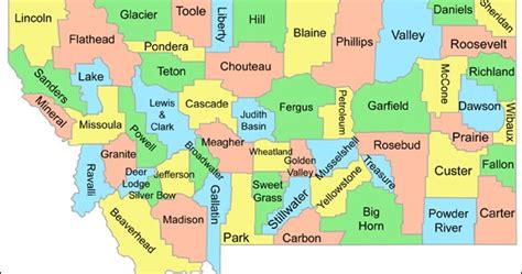 Online Maps: Montana County Map