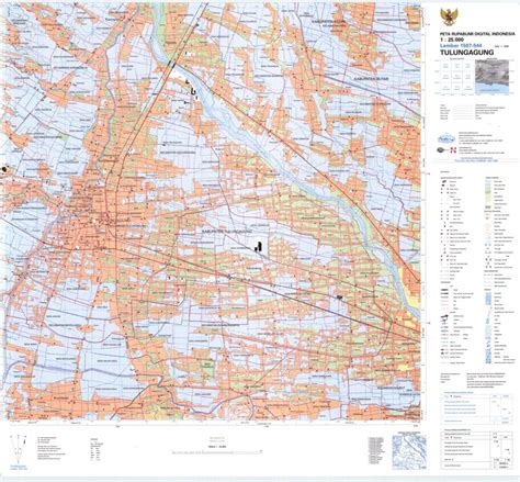 Tulungagung (1507-544) Map by Badan Informasi Geospasial | Avenza Maps